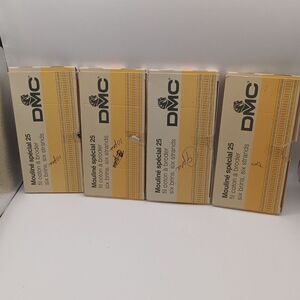 DMC Floss Mixed Lot 37 Skeins Total 8-368 9-535 10-352 10-414